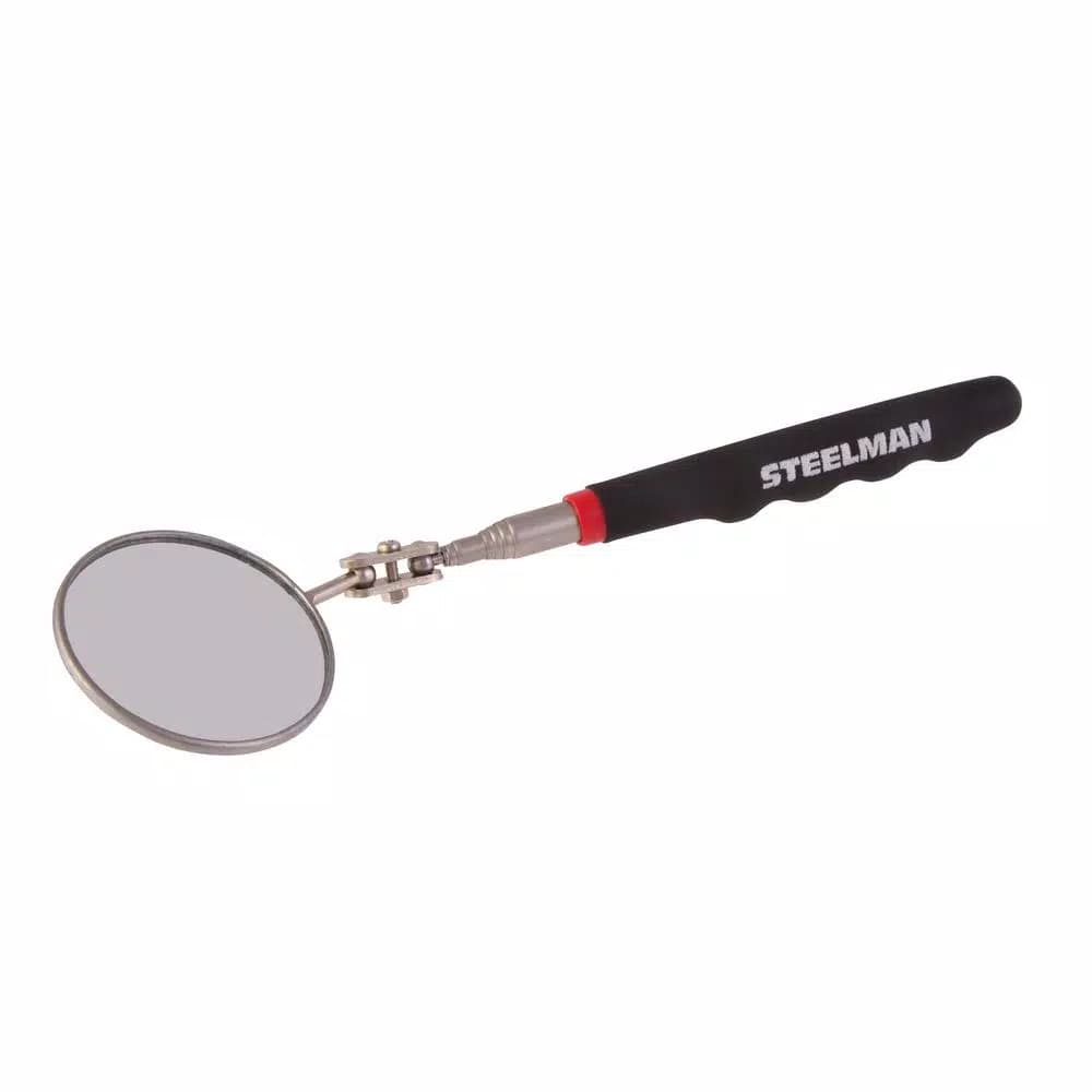 Steelman 36 in. Telescoping Round Inspection Mirror with 360° Articulating Head