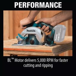 Makita 18V LXT Brushless 6-1/2 in. Cordless Circular Saw with Electric Brake (Tool Only) thumbnail 13