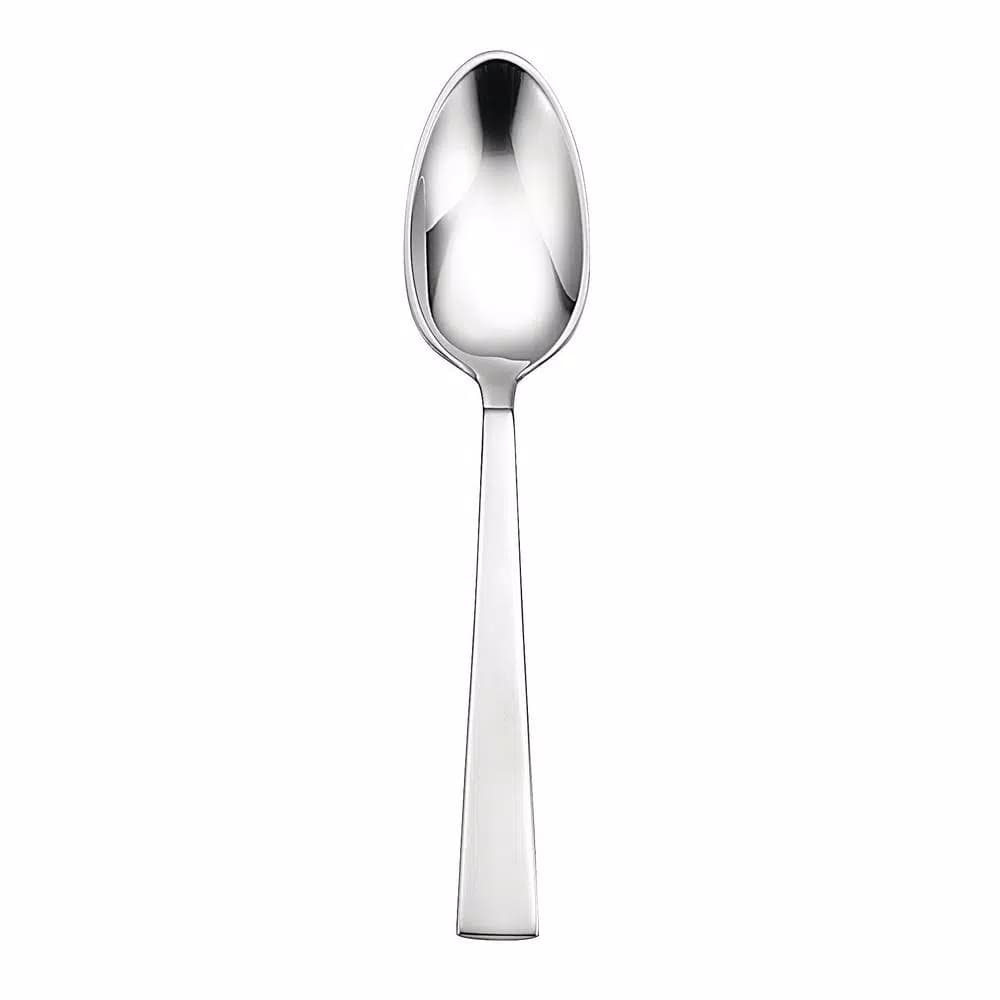 Oneida Fulcrum 18/10 Stainless Steel Oval Soup and Dessert Spoons, Set of 12