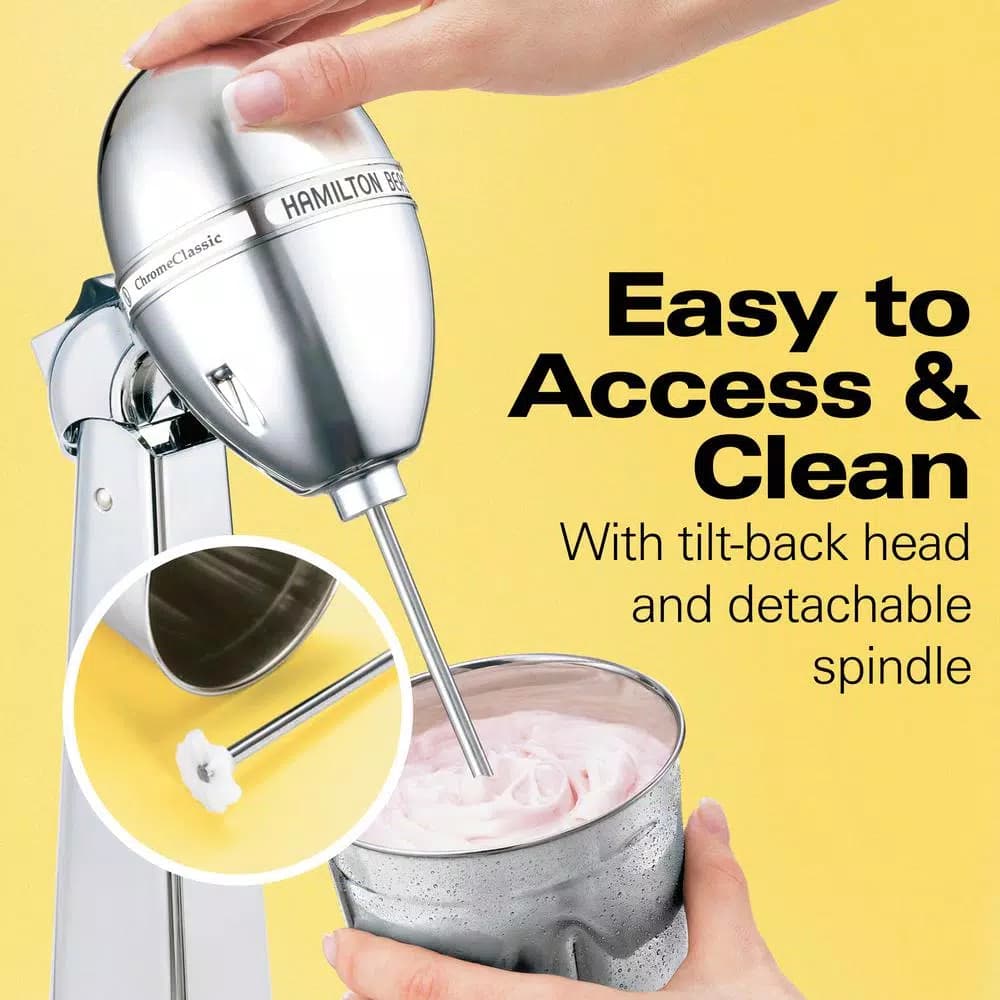 Hamilton Beach Drinkmaster 28 oz. Classic Chrome Milkshake Mixer