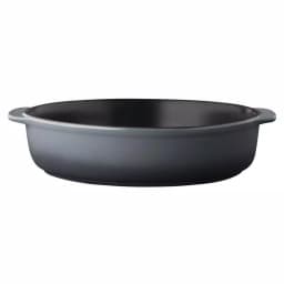 BergHOFF GEM 3 Qt. Stoneware Round Baking Dish, Grey Enamel Casserole Pan thumbnail 1