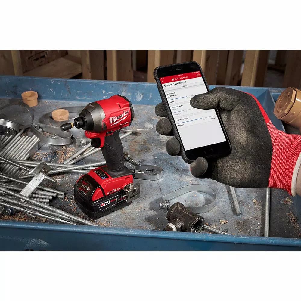Milwaukee M18 FUEL ONE-KEY 1/4 in. Hex Impact Driver, 18V Brushless Cordless (Tool-Only)