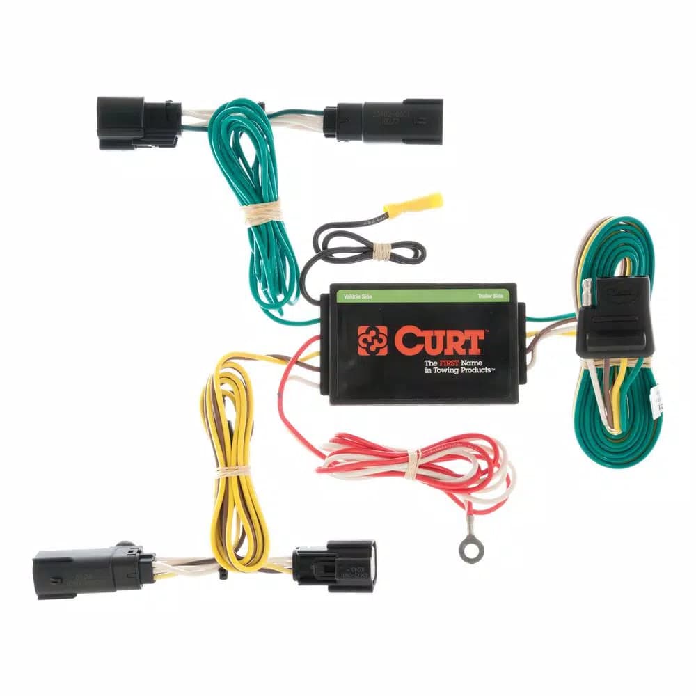 CURT Custom Vehicle-Trailer Wiring Harness for Lincoln MKX, 4-Way Flat Output