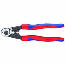 KNIPEX 7.5 in. Wire Rope Cutters with Comfort Grip Handles thumbnail 1