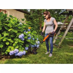 BLACK+DECKER 20V MAX Cordless String Trimmer and Edger Combo with (2) 1.5 Ah Batteries and Charger thumbnail 7