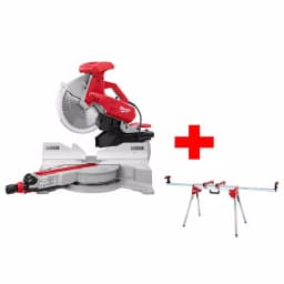 Milwaukee 12 in. Dual-Bevel Sliding Compound Miter Saw with Folding Stand thumbnail 1
