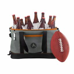 GigaTent Bushwick Collapsible Soft Cooler with Bottle Opener, 48 Can Capacity, Orange thumbnail 2