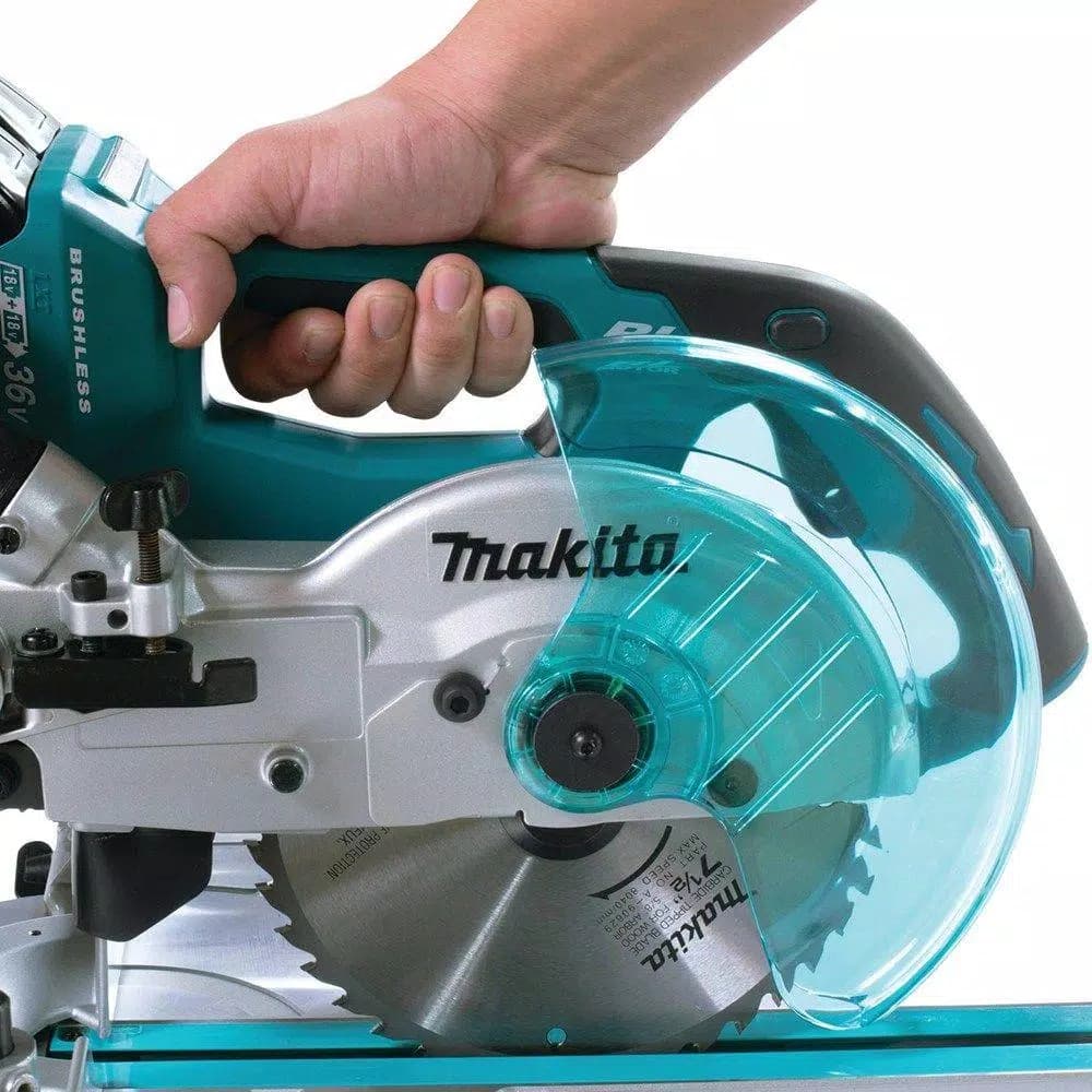 Makita 18V X2 LXT Brushless 7-1/2 in. Dual Slide Compound Miter Saw (Tool-Only)