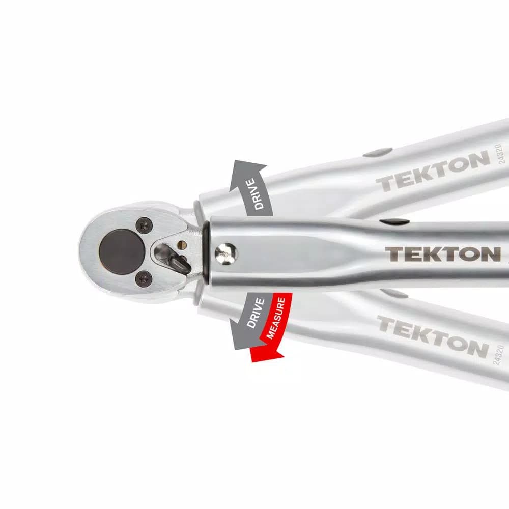 TEKTON 1/4 in. Drive Click Torque Wrench, 20-200 in.-lb.