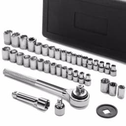 Stark 40-Piece Duo Combination SAE and Metric Impact Socket Set, 1/4 in. and 3/8 in. Drive thumbnail 2