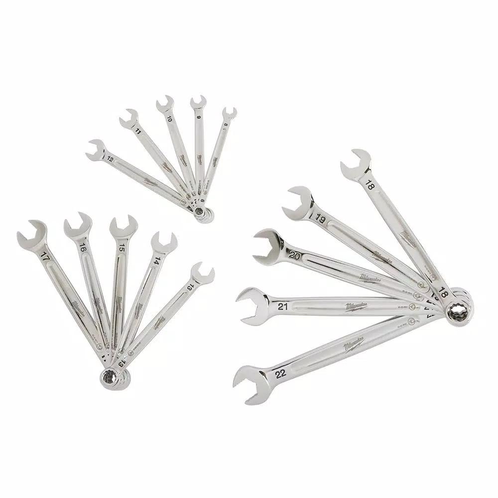 Milwaukee 19-Piece Metric Combination Wrench and Hook & Pick Set