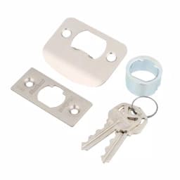 Kwikset Avalon Satin Nickel Entry Door Lever with SmartKey Security thumbnail 4