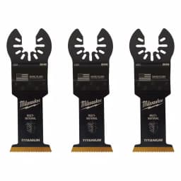 Milwaukee 1-3/8 in. Titanium Bi-Metal Universal Fit Oscillating Multi-Tool Blades, 3-Pack thumbnail 7