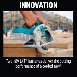 Makita 18V X2 LXT Lithium-Ion (36V) 7-1/4 in. Cordless Circular Saw, Tool Only thumbnail 10