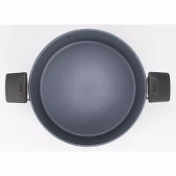 Woll Diamond LITE 5.8 Qt. Round Cast Aluminum Nonstick Casserole Dish with Glass Lid, Gray thumbnail 3