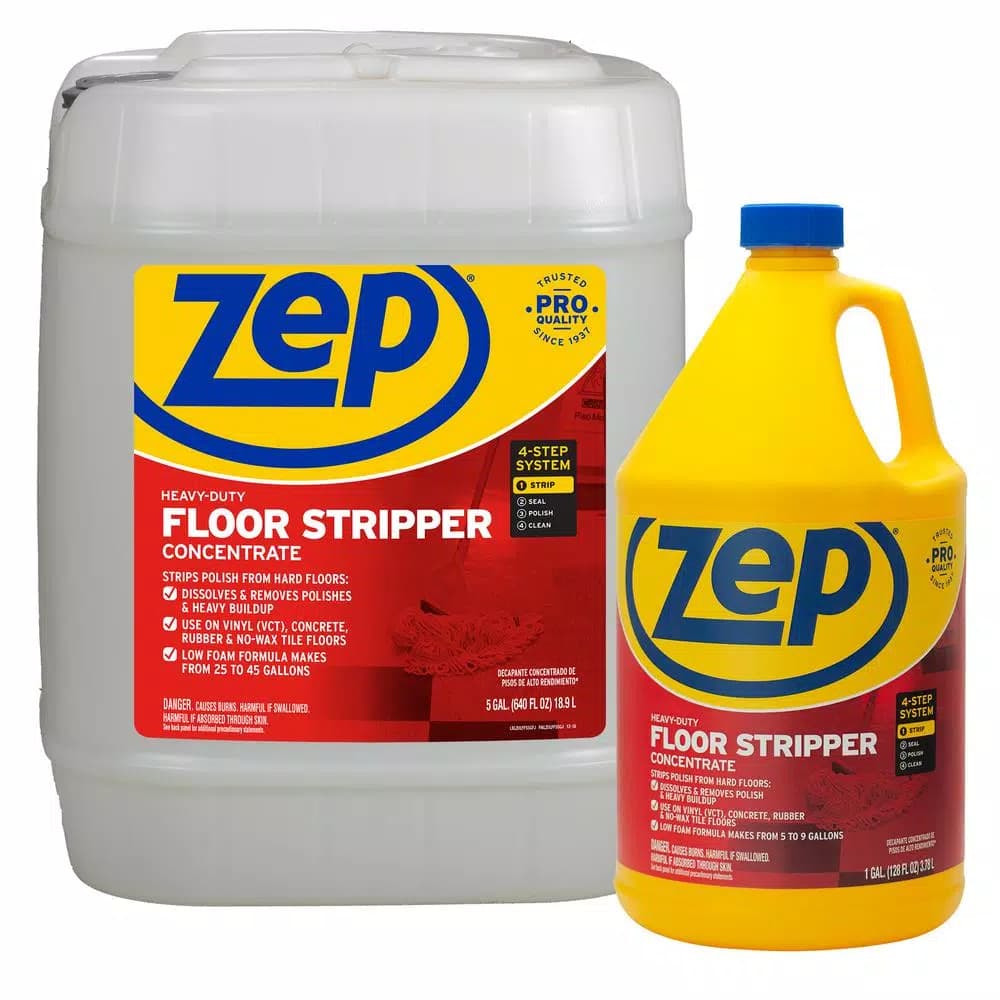 Zep Heavy-Duty Floor Stripper, 1 Gallon (Case of 4)
