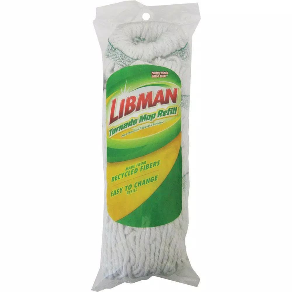 Unbranded Tornado Mop Refill - Large Twist Mop Head with Anti-Tangle Green Bands