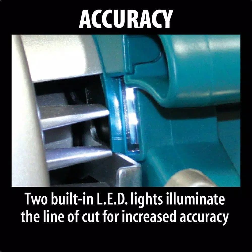 Makita 7-1/4 in. 15 Amp Corded Circular Saw with 24T Carbide Blade and LED Lights