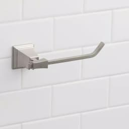 Glacier Bay Exhibit Single Post Toilet Paper Holder, Brushed Nickel thumbnail 3