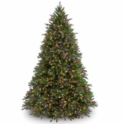 National Tree Company 9 ft. Jersey Fraser Fir Artificial Christmas Tree with 1500 Multicolor Lights thumbnail 1