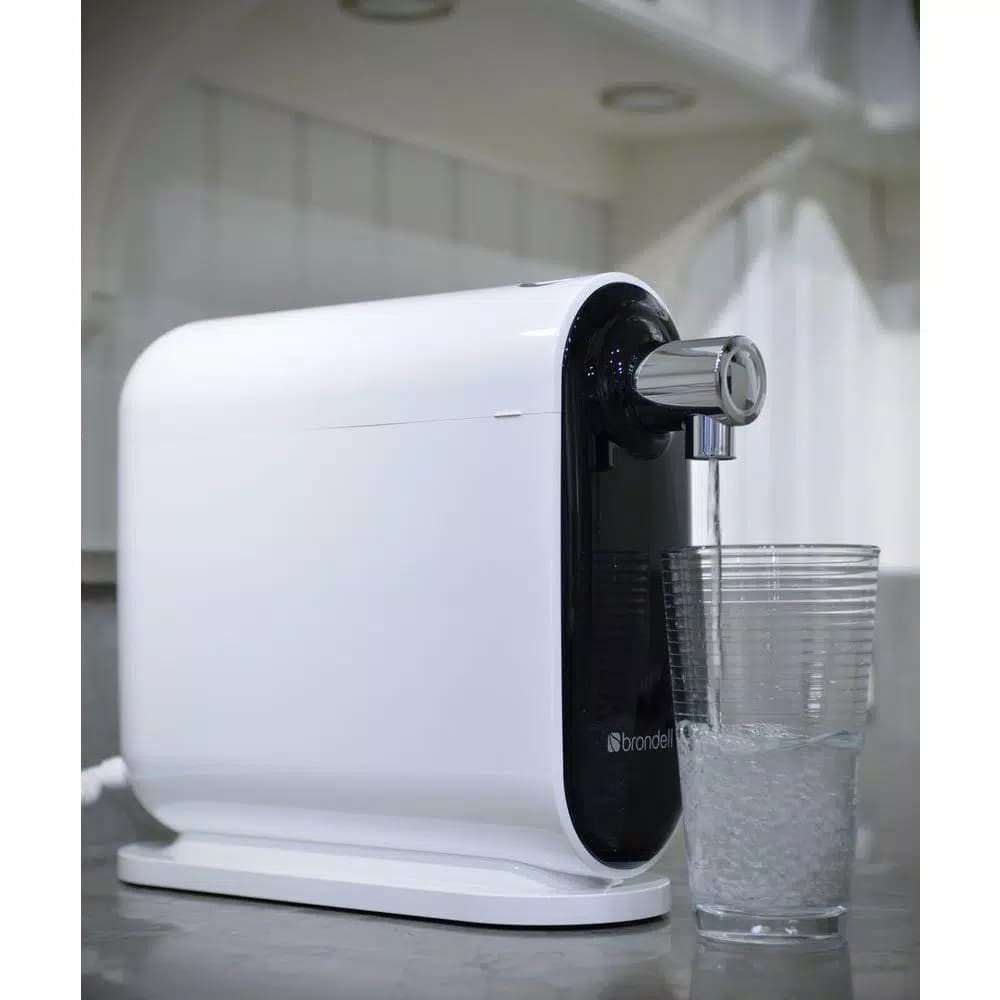 Brondell H2O+ Cypress Countertop Water Filtration System, 3-Stage Carbon Block Filtration