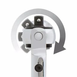 TEKTON 1/4 in. Drive 5 in. Swivel Head Ratchet, 72-Tooth thumbnail 10
