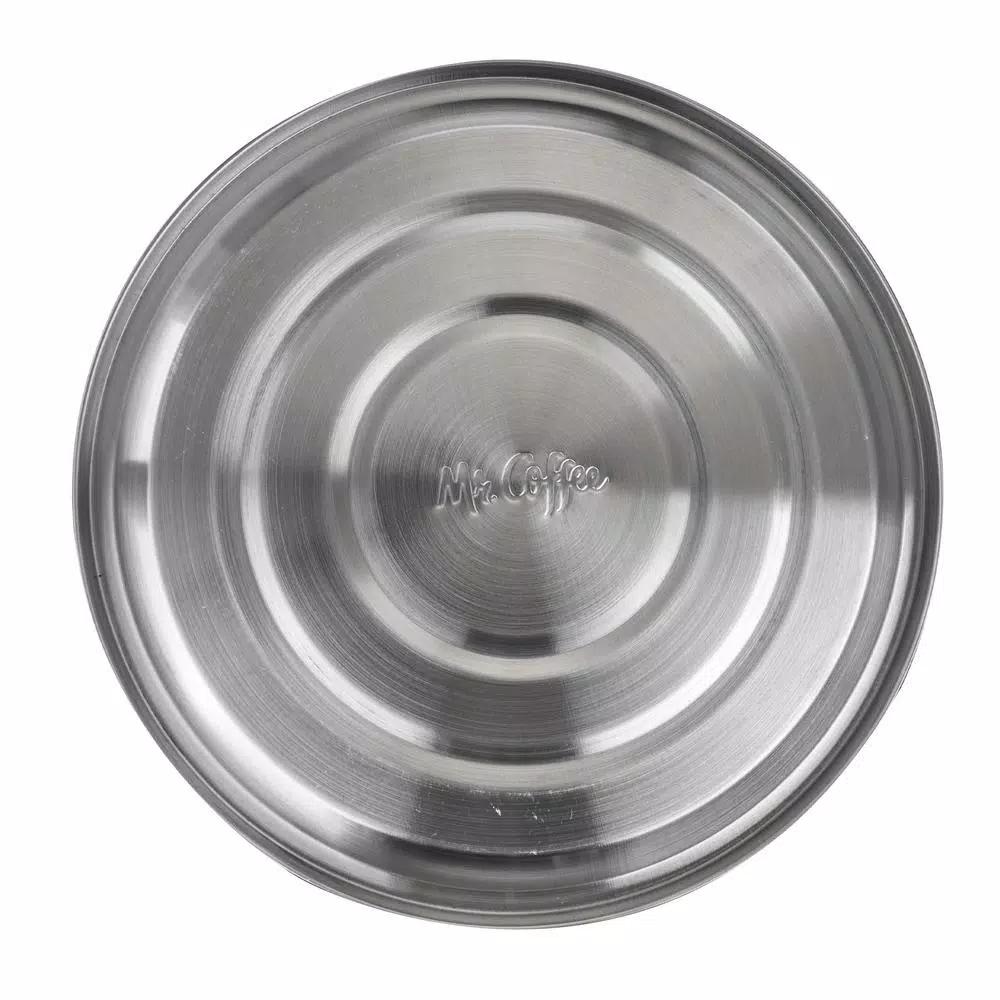 Mr. Coffee 10-Cup Stainless Steel Whistling Tea Kettle, Blue