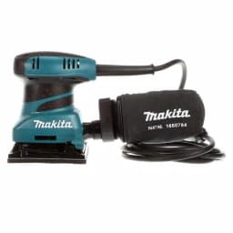 Makita 2 Amp Corded 1/4 Sheet Finishing Sander with Sanding Paper and Dust Bag thumbnail 2