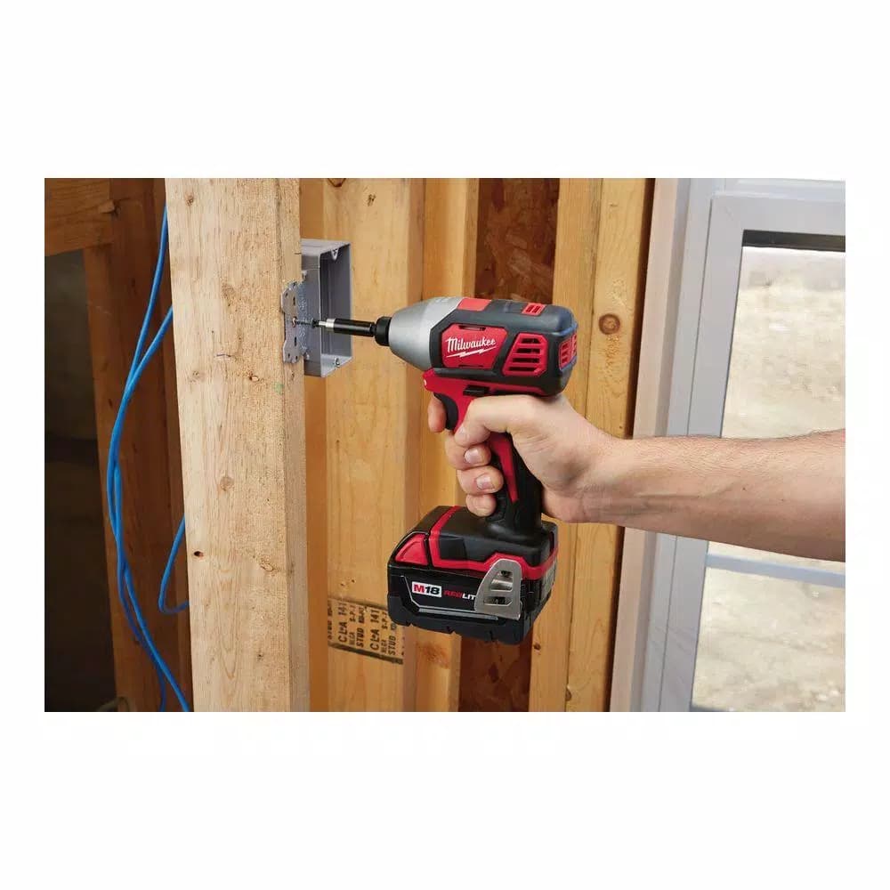 Milwaukee M18 18V Lithium-Ion Cordless 1/4 in. Hex Impact Driver (Tool-Only)