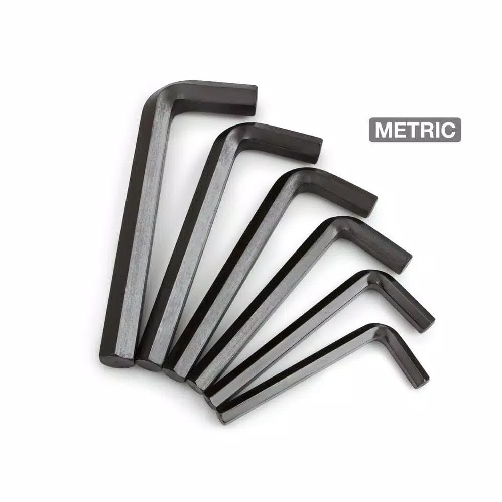 TEKTON 6-Piece Jumbo Metric Hex Key Wrench Set, 8-19 mm