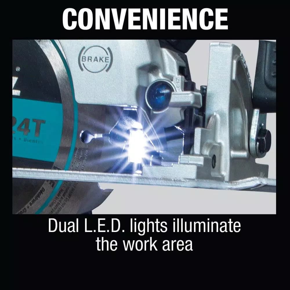 Makita 18V LXT Sub-Compact Brushless 6-1/2 in. Cordless Circular Saw (Tool Only)