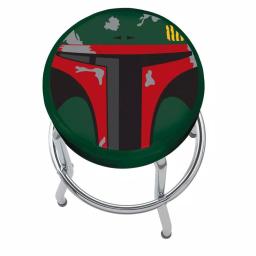 Plasticolor Star Wars Boba Fett Officially Licensed Garage Stool with Chrome Steel Construction thumbnail 1
