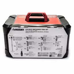 Husky 270-Piece Mechanics Tool Set with 1/4 in., 3/8 in., and 1/2 in. Drive Ratchets thumbnail 5