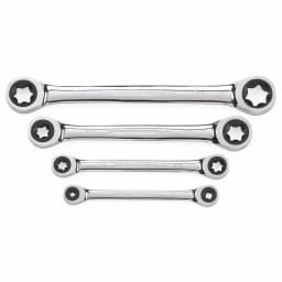 GearWrench 4-Piece E-Torx Ratcheting Double Box-End Wrench Set thumbnail 1