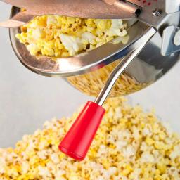 Funtime Sideshow Popper 8 oz. Popcorn Machine and Cart, Traditional Black Theater Style Popper thumbnail 7