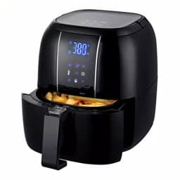 Ovente 3.2 Qt. Digital Air Fryer with Grill Pan and Non-Stick Basket, 1400W, 6 Presets thumbnail 1