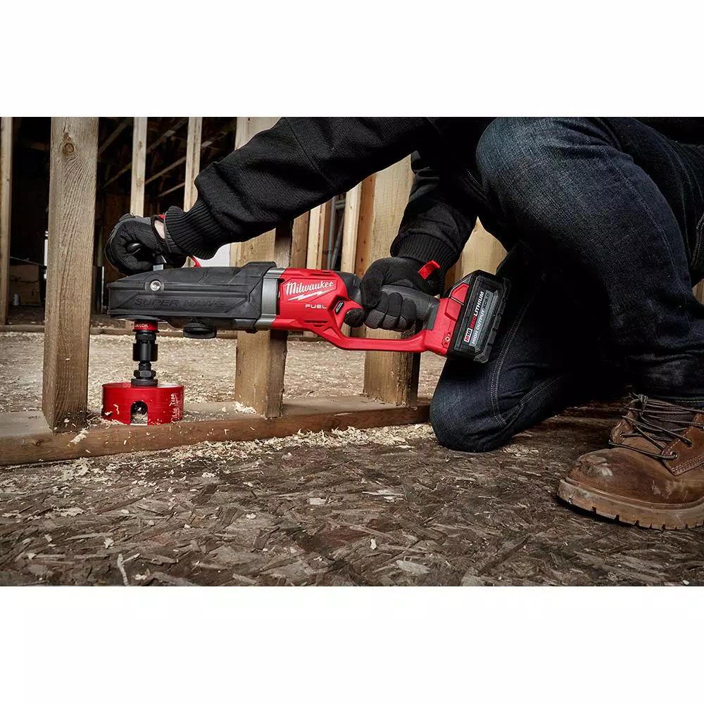 Milwaukee M18 FUEL Gen 2 SUPER HAWG 7/16 in. Right Angle Drill (Tool-Only)