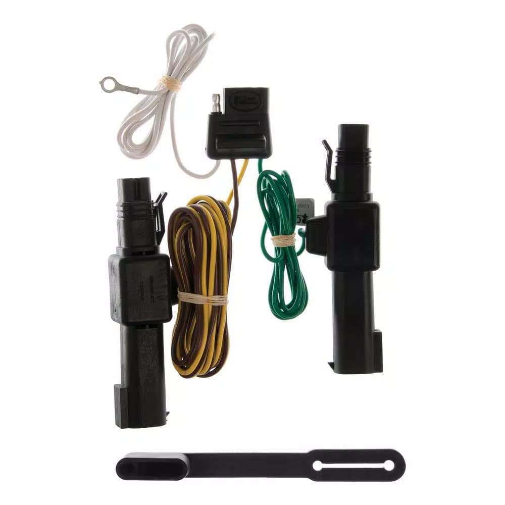 CURT Custom 4-Way Flat Vehicle-Trailer Wiring Harness for Dodge D, W, Dakota, B250, 1500, 2500, 3500