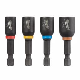 Milwaukee SHOCKWAVE Impact Duty Magnetic Nut Driver Set, 1-7/8 in., 4-Piece thumbnail 1