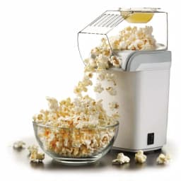 Brentwood Appliances PC-486W 1200W Hot Air Popcorn Maker, 8-Cup Capacity, White thumbnail 6