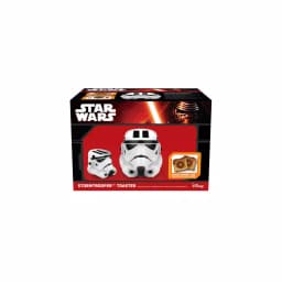 Pangea Brands Star Wars Stormtrooper 2-Slice White Toaster with Galactic Empire Logo Toasting thumbnail 5