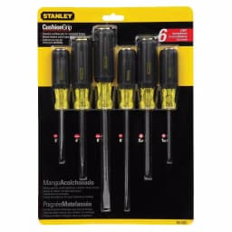 Stanley 6-Piece Screwdriver Set with Alloy-Steel Blades thumbnail 3