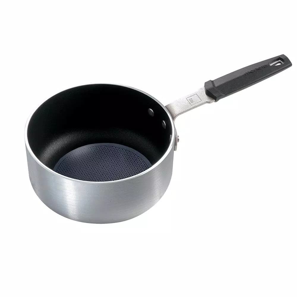 Moneta Pro Protection Base 3 qt. Aluminum Nonstick Sauce Pot, Silver