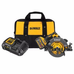 DEWALT FLEXVOLT 60V MAX Brushless 7-1/4 in. Circular Saw with Electric Brake and 9.0 Ah Battery thumbnail 1