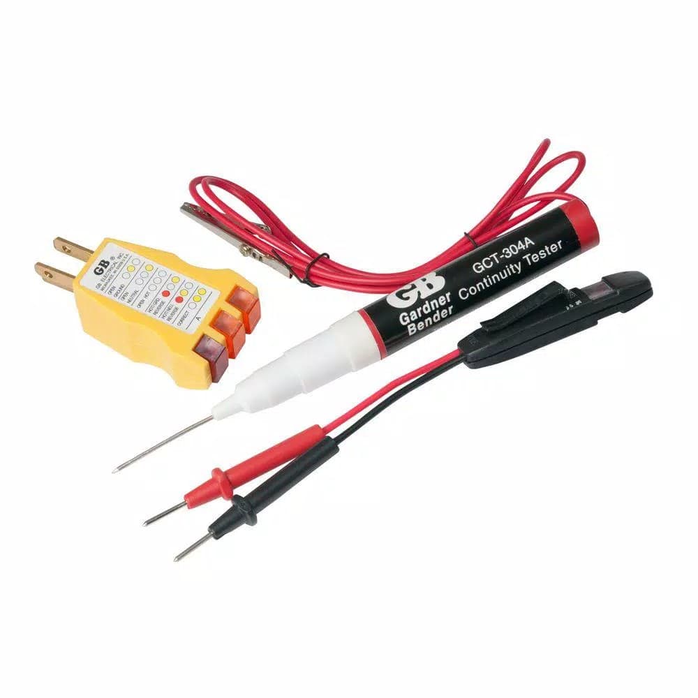 Gardner Bender 3-Piece Electrical Tester Kit: Continuity, Receptacle, and Voltage Testers (Case of 5)