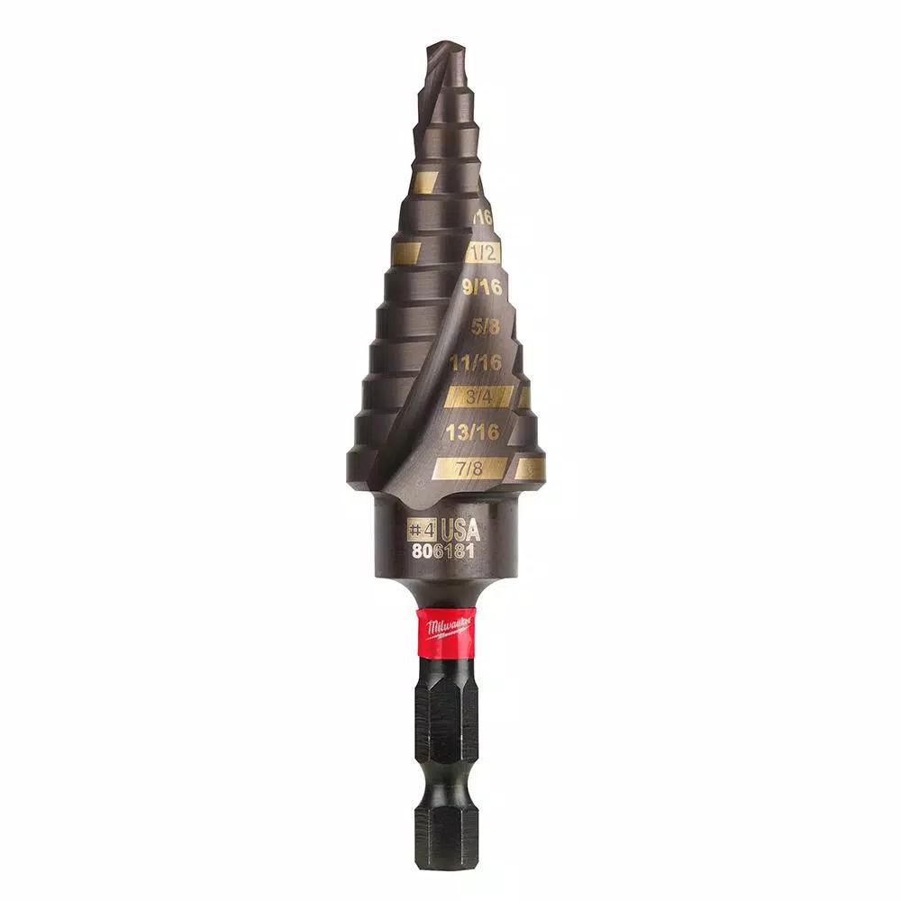 Milwaukee SHOCKWAVE Impact-Duty Titanium Step Bit Set, 8-Piece