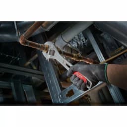 Milwaukee 8 in. Adjustable Wrench, Parallel Jaw, Chrome Plated thumbnail 4