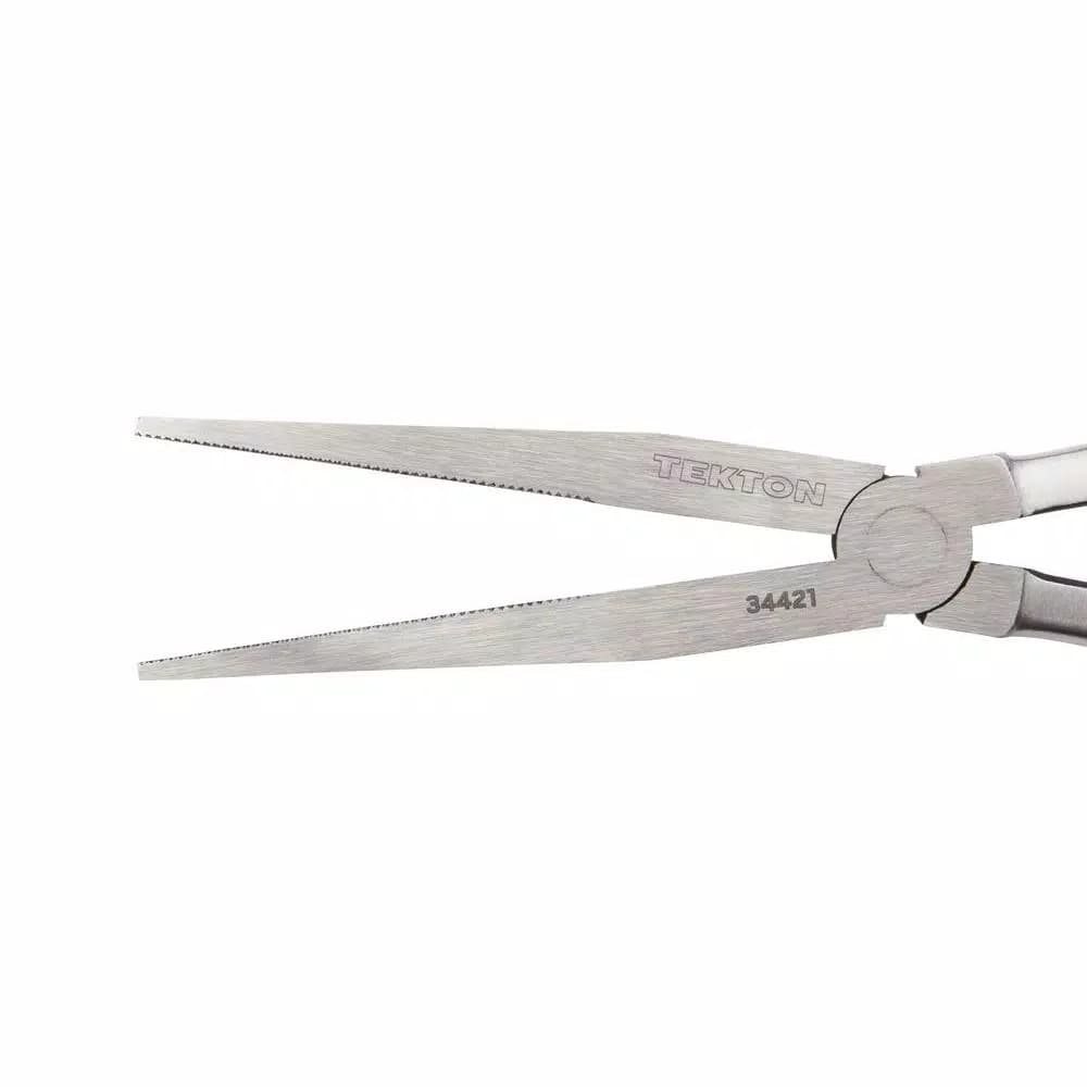 TEKTON 11 in. Duckbill Pliers with Crosscut Teeth