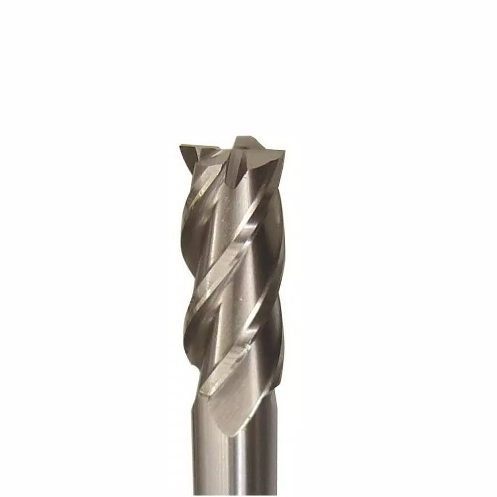 Drill America 7/16 in. Carbide 4-Flute Square End Mill Specialty Bit