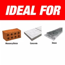 Diablo SPEEDemon Red Granite Carbide Tipped Hammer Drill Bit Set, 5-Piece Hex Shank thumbnail 2